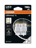 OSRAM LED W21W LEDriving SL Amber 12V blistr 2ks 7505DYP-2BL OSRAM LED W21W LEDriving SL Amber 12V blistr 2ks 7505DYP-2BL