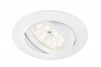 BRILONER LED vestavn� sv�tidlo, pr.8,2 cm, LED, 4,8 W, 400 lm, b�l� 8312-016