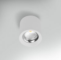 CENTURY Stropn� sv�tidlo LED RONDO b�l� pr.130x155mm 25W 230V 3000K 45d IP20