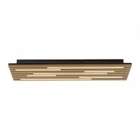 JUST LIGHT LED stropn� sv�tidlo AKUSTIK, d�evo, p��rodn�, panel, hranat� 3000K