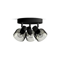Philips Sleet bodov� sv�tidlo 3x E14 25W bez zdroje 20cm kulat� IP20, �ern�