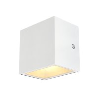 BIG WHITE SITRA CUBE WL LED venkovní nástěnné a stropní nástavbové svítidlo, bílá, IP44, 3000K, 10W 1002033 BIG WHITE SITRA CUBE WL LED venkovní nástěnné a stropní nástavbové svítidlo, bílá, IP44, 3000K, 10W 1002033