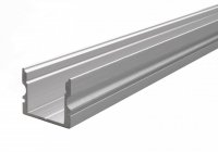 Light Impressions Reprofil U-profil vysok� AU-02-12 st��brn� kart��ovan� 2000 mm 970147