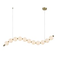 ACA Lighting z�v�sn� sv�tidlo LOLLY LED 16W 1200lm 3000K IP20 zlat� hlin�k + akryl HM238LEDP11