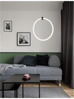 NOVA LUCE závěsné svítidlo GIRDINO černý hliník a akryl LED 21W 230V 3000K IP20 9892164 NOVA LUCE závěsné svítidlo GIRDINO černý hliník a akryl LED 21W 230V 3000K IP20 9892164