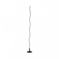PAUL NEUHAUS LED designov� stojac� sv�tidlo, design vlny, �ern� 3000K LD 15168-18