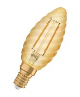 OSRAM Vintage 1906 LED CL BW FIL GOLD 12 non-dim 1,5W/824 E14