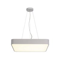 BIG WHITE MEDO 60, stropn� sv�tidlo, LED, 3000K, hranat�, st��brn� �ed�, 1-10V 1000727