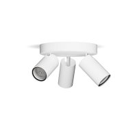 Philips Idris bodov� koupelnov� sv�tidlo 3x GU10 5W bez zdroje 20cm kulat� IP44, b�l�