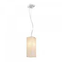 RENDL LUCIA 30X10 z�v�sn� satinovan� sklo/chrom 230V E27 42W R10627