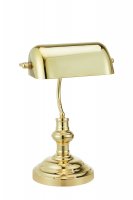 Marksl�jd stoln� lampa Bankers mosaz 42 cm