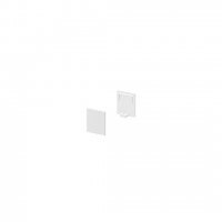 BIG WHITE KONCOV� KRYTY, na GRAZIA 10 profil k mont�i na st�nu ploch�, 2 kusy, vysok� proveden�, b�l� 1000482