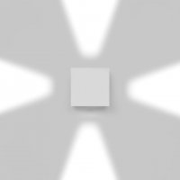 Artemide Effetto 14 �tverec 4 large beams antracitov� �ed� T42004LW20