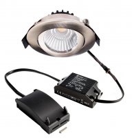 Deko-Light stropn� vestavn� sv�tidlo, Dione, 8,5 W, DIM, 2700 K, 220-240V 750 lm nikl 565378
