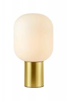 Marksl�jd stoln� lampa Brooklyn, mosaz/b�l�, 44 cm