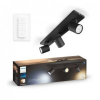 Philips Hue WA Runner bodov� LED sv�tidlo GU10 3x5W 350lm 2200-6500K IP20, �ern� + ovlada�