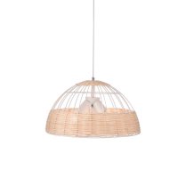 ACA Lighting z�v�sn� sv�tidlo 3XE27 ratan + b�l� kov D46XH120CM ZORBAS GN20P346WH