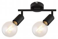 Rabalux stropn� sv�tidlo Lamar E27 2x MAX 40W matn� �ern� 3987