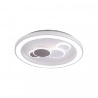 PAUL NEUHAUS LED stropn� sv�tidlo, b�l�, kruhov�, modern� pr�m�r 60cm 3000K PN 6284-16