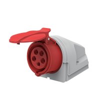 Solight z�suvka n�st�nn�, 5-p�lov�, 400v/16A, IP44 P153