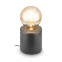 BRILONER Tubo stoln� lampi�ka - s vyp�na�em, E27 patice, max. 10W, antracit 7658015