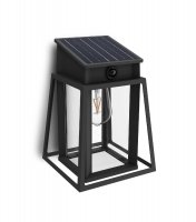 Philips Lysin UltraEfficient sol�rn� LED sv�tidlo se senzorem 3,2W 500lm 2700K IP44 hranat�, �ern�