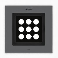 Artemide Ego Flat 220 downlight �tverec 5d 3000K Inox IK10 T42016NSPW00