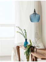 NOVA LUCE závěsné svítidlo LONI matný černý kov tmavě modré sklo E27 1x12W 230V IP20 bez žárovky 9191243 NOVA LUCE závěsné svítidlo LONI matný černý kov tmavě modré sklo E27 1x12W 230V IP20 bez žárovky 9191243