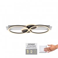 JUST LIGHT LED stropn� sv�tidlo b�l� tepl� b�l� do ob�vac�ho pokoje sv�teln� kruh 3000K LD 14552-16