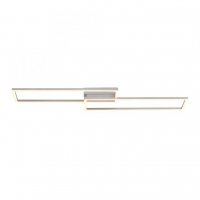 LEUCHTEN DIREKT is JUST LIGHT LED stropn� sv�tidlo, barva ocel, stm�vateln�, oto�n�, tepl� b�l� krokov� stm�vateln� 3000K