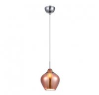 Závěsné svítidlo AZzardo Amber Milano 1 copper AZ3077 G9 1x40W IP20 16cm měděné Závěsné svítidlo AZzardo Amber Milano 1 copper AZ3077 G9 1x40W IP20 16cm měděné