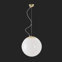 OSMONT ISI66187 ISIS L3 z�v�sn� plastov� sv�tidlo mosaz le�t�n� / b�l� IP40 3000 K 27W LED