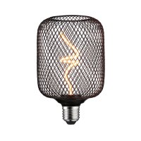 PAULMANN Kovic Glow Standard 230V LED ��rovka Zyl E27 4W 1800K stm�vateln� �ern�