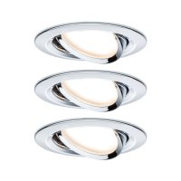 Paulmann vestavné svítidlo LED Coin Slim IP23 kruhové 6,8W chrom 3ks sada stmívatelné a nastavitelné 938.80 P 93880 Paulmann vestavné svítidlo LED Coin Slim IP23 kruhové 6,8W chrom 3ks sada stmívatelné a nastavitelné 938.80 P 93880