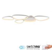 JUST LIGHT LED stropn� sv�tidlo b�l� pam�ov� funkce do ob�vac�ho pokoje krokov� stm�vateln� 3000K LD 14045-16