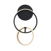 ZUMALINE 20002W-GD RANDO nástěnné svítidlo černá-zlatá ZUMALINE 20002W-GD RANDO nástěnné svítidlo černá-zlatá