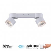 PAUL NEUHAUS Paul Neuhaus LED stropní svítidlo PURE-NOLA bílé 2 ramenné otočné stmívatelné krokově stmívatelné 3000K PN 6862-16 PAUL NEUHAUS Paul Neuhaus LED stropní svítidlo PURE-NOLA bílé 2 ramenné otočné stmívatelné krokově stmívatelné 3000K PN 6862-16