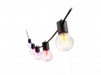 Philips Hue Festavia Globe prodlou�en� - venkovn� �et�z, 7m, 10 ��rovek, �ern� 1000-20000K RGB
