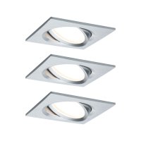 PAULMANN Vestavné svítidlo LED Nova Plus hranaté 3x6,8W hliník výklopné stmívatelné 936.80 P 93680 PAULMANN Vestavné svítidlo LED Nova Plus hranaté 3x6,8W hliník výklopné stmívatelné 936.80 P 93680