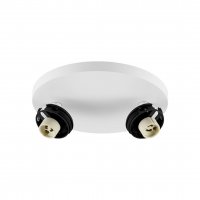 Deko-Light stropn� p�isazen� sv�tidlo - Can Tilt kulat� z�kladna, 2x 7,5 W GU10, b�l� 348272