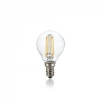 LED Filamentov� ��rovka Ideal Lux Sfera Trasparente 271620 E14 4W 430lm 3000K CRI90 �ir� nestm�vateln�
