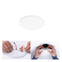 PAULMANN VariFit LED vestavn� sv�tidlo Veluna Edge IP44 kruhov� 120mm 4000K b�l�