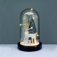 ACA Lighting Vánoční dekorace dřevěný jelen s plastovým krytem a stromečkem 8 MINI LED teplá bílá na baterie 2x??? 11x19cm X06811264 ACA Lighting Vánoční dekorace dřevěný jelen s plastovým krytem a stromečkem 8 MINI LED teplá bílá na baterie 2x??? 11x19cm X06811264