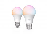 Philips Hue Essential WCA 806 ��rovka 460 E27, 8W, 806lm (2 ks), 2200-6500K RGB