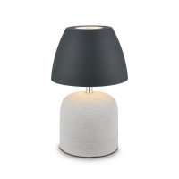 BRILONER Cera stoln� lampa - 2,5W, 200lm, bezdr�tov�, IP44, LED, stm�vateln�, tepl� b�l�, �ed�/antracit 7593015