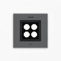 Artemide Ego Flat 150 downlight �tverec 38d 3000K Inox IK09 T42014WFLW00