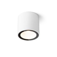 RENDL SENZA R stropn� b�l� �ir� sklo 230V LED 6W IP54 3000K R13622
