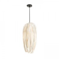 RENDL ZALA z�v�sn� b�l� PVC/�ern� 230V E27 15W R13315