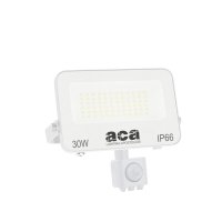 ACA Lighting LED SMD b�l� reflektor s pohybov�m �idlem 30W 3CCT 3000lm 185-260V Ra80 IP66 N30CCTWS