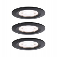 PAULMANN LED vestavn� sv�tidlo Nova GU10 Flat nev�klopn� IP44 3x4,9W 230V 4000K �ern� mat